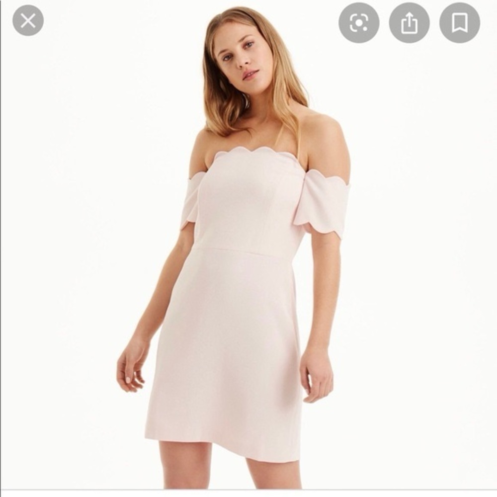 Club Monaco Liki Scalloped Dress Size 6